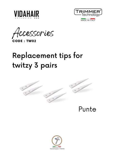 TWITIPS - REPLACEMENT TIPS FOR TWITZY 3 PAIRS + DRIVER