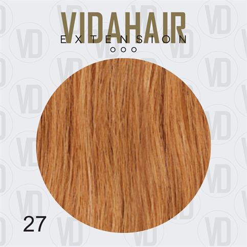 WEFT EXTENSION IN NATURAL HAIR REMY WAVY 40CM 100GR