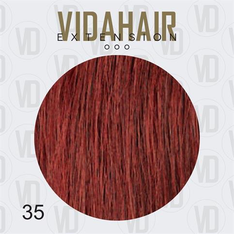 AUTOMATIC WEFT IN NATURAL HAIR REMY STRAIGHT 20GR 40CM